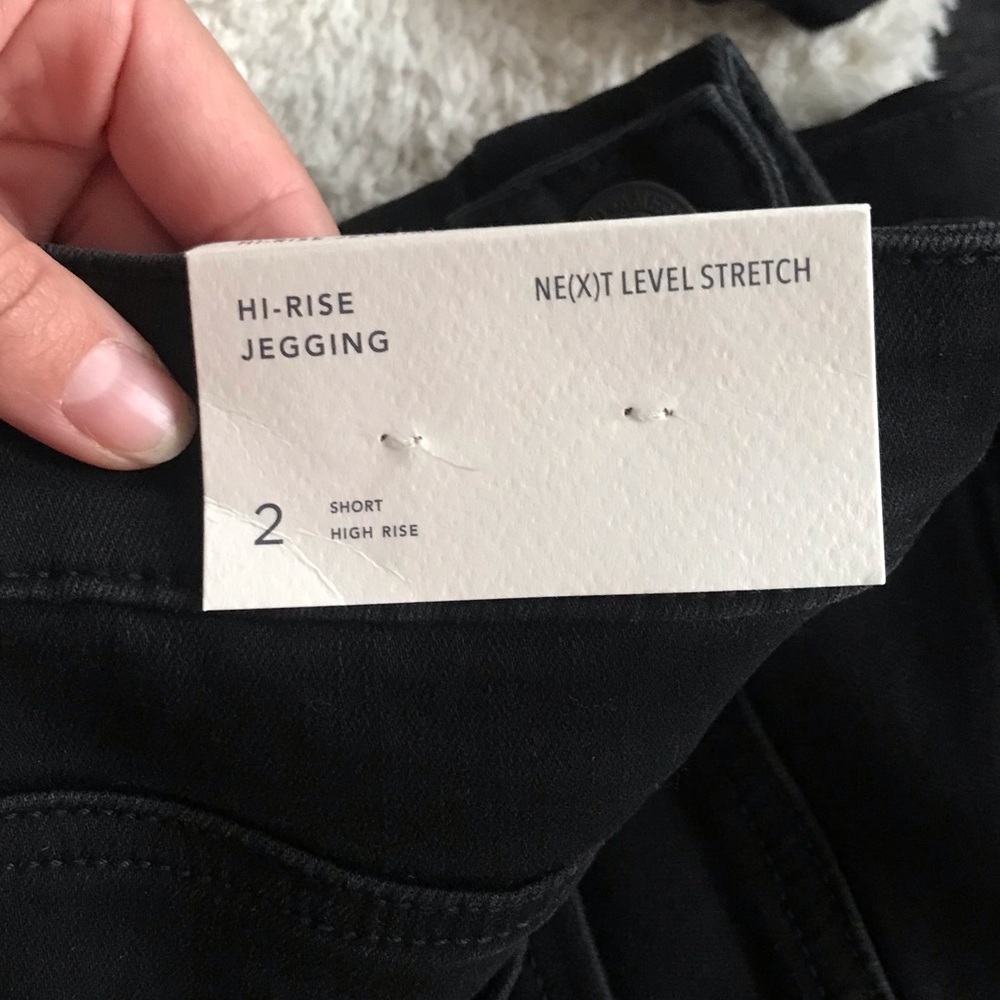 AE next level stretch high rise black jeggings